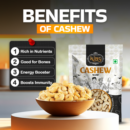Rich & Creamy Cashews (Raju) - Packed with Protein & Good Fats