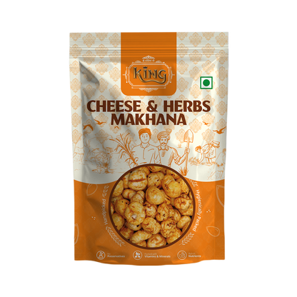 Cheese & Herbs Makhana - Perfect tea‑time munch without guilt