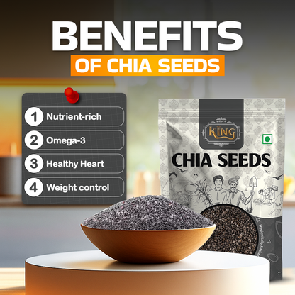Chia Seeds for Omega‑3 & Fiber