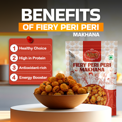 Fiery Peri Peri Makhana - Guilt‑Free Crunch