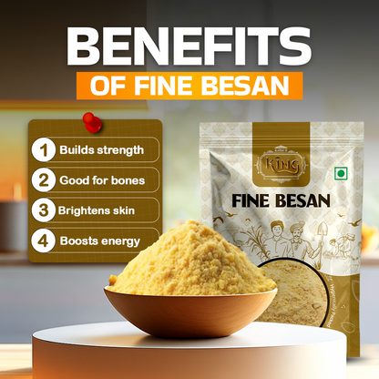 Fine Besan for Fluffy, Crispy Dishes