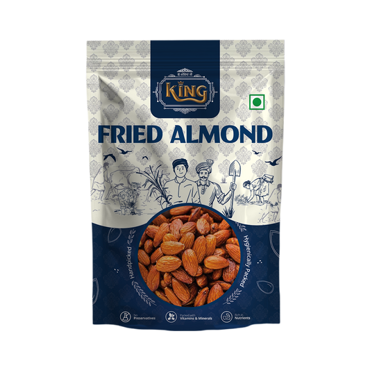 Fried Almonds for Energy & Focus, Crunchy Goodness