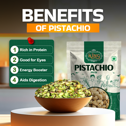 Crunchy Pistachios (Pista) for Protein & Fiber