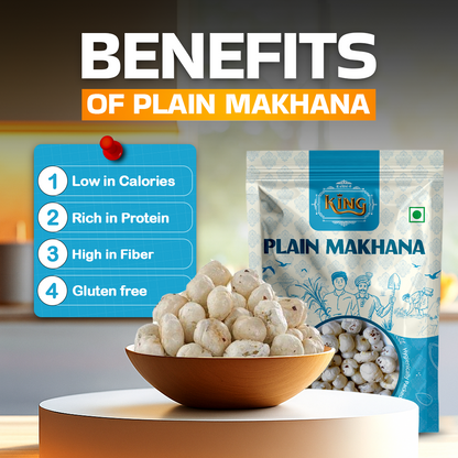 Plain Makhana – Natural, Light & Wholesome Snack
