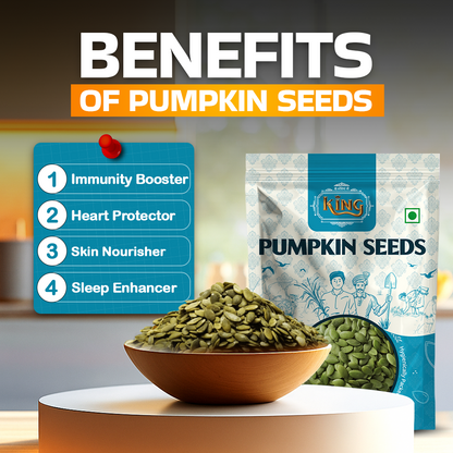 Mineral‑Rich – Pumpkin Seeds with Magnesium & Zinc