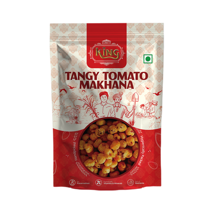 Tangy Tomato Makhana - Guilt‑Free Crunch